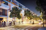 Phối cảnh khu nhà phố Ventura - City Homes vào ban đêm
