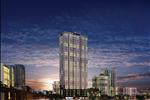 Phối cảnh chung cư FLC Star Tower về đêm.