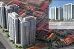 Phối cảnh tổng thể  Chung cư Viện 103. Đây là dự án được xây riêng cho các cán bộ, nhân viên của Học viện Quân Y.