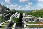 Phối cảnh khu biệt thự Hoàng Phú hướng view biển. Từ Hoàng Phú, có thể ngắm nhìn toàn bộ thành phố Nha Trang và vịnh Nha Trang – một trong những vịnh đẹp nhất thế giới – cảm nhận trọn vẹn vẻ đẹp tuyệt vời của Nha Trang.