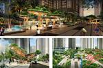 Dự án chung cư với mật độ xây dựng thấp, bao quanh những tòa nhà không gian xanh mát ngập tràn cây, cỏ. Những con đường dạo bộ rợp bóng cây, những khóm hoa rực rỡ theo mùa, thảm cỏ xanh tươi… là món quà tạo nên bởi tâm huyết của chủ đầu tư cùng các kiến trúc sư người Pháp hiện đại dành tặng riêng tổ hợp sống đẳng cấp này.