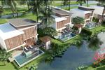 Khu biệt thự view hồ đem đến không gian sống chan hòa với thiên nhiên, nhưng vẫn đảm bảo sự riêng tư cho gia chủ nơi đây.