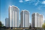 Khu nhà ở cao tầng có diện tích xây dựng là 5220 m2 (Trong đó: CT1C là 2340 m2; CT1A-CT1B là 2880 m2), mật độ xây dựng 43,8%, diện tích còn lại là sân, hè, ô trồng cây xanh,...
