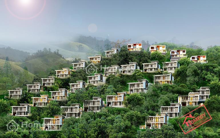 Phối cảnh tổng thể khu biệt thự nghỉ dưỡng Marina Hill