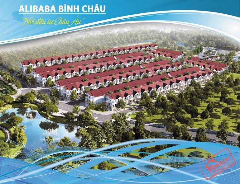 phoi canh khu do thi alibaba binh chau