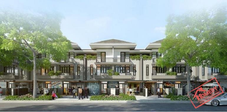 phoi canh nha pho thuong mai khu dan cu thang long sky village