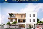 Phối cảnh biệt thự tại dự án Thăng Long Sky Village với kết cấu thiết kế chắc chắn, sang trọng kết hợp cùng không gian mở đón không khí thiên nhiên vào nhà.