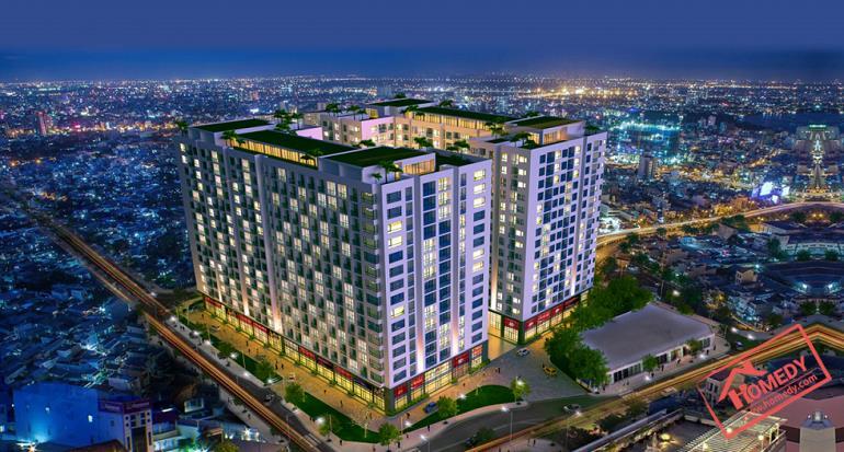 phối cảnh tổng quan khu can ho chuong duong golden land