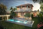 The Ocean Estates được thiết kế mở, mang nắng, gió biển tự nhiên vào phòng nhờ hệ thống cửa kính từ sàn nhà lên trần, bể bơi, salon ngoài trời, ban công và sân rộng rãi kết nối với không gian chung và phòng ngủ. 