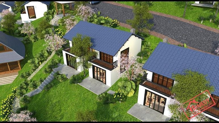 phoi canh biet thu sunny garden