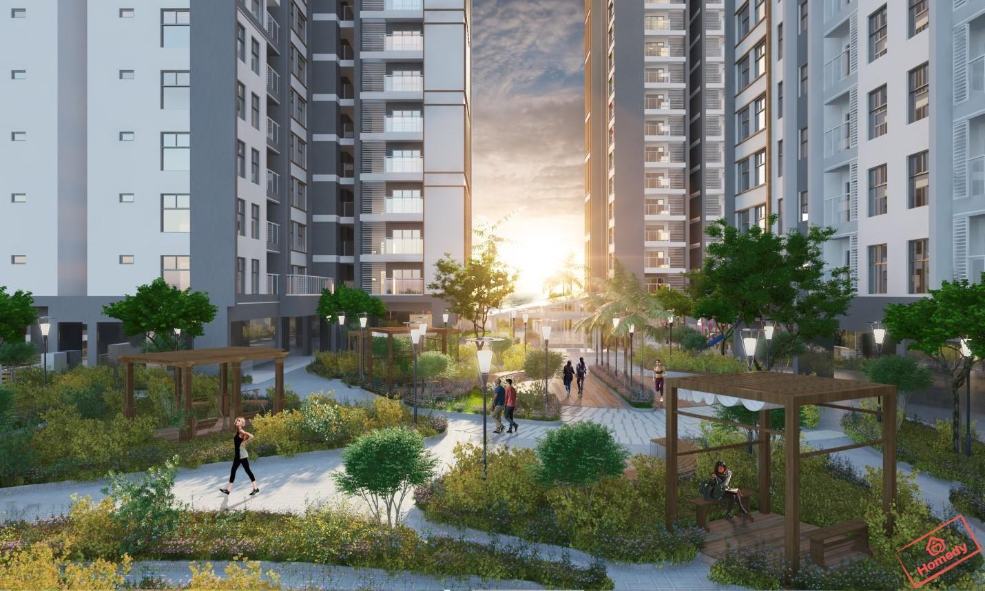 Phối cảnh tổng thể khu căn hộ Xi Grand Court