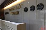 Sảnh chờ sang trọng tại chung cư Trung Đức Tower là điển hình cho thiết kế Singapore hiện đại của dự án.