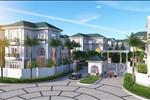 Hình ảnh mẫu khu biệt thự liền kề của dự án, có thể thấy chủ đầu tư rất chú trọng đến hệ thống cây xanh, nhằm mang tới không gian sống trong lành, thoáng mát cho cư dân.