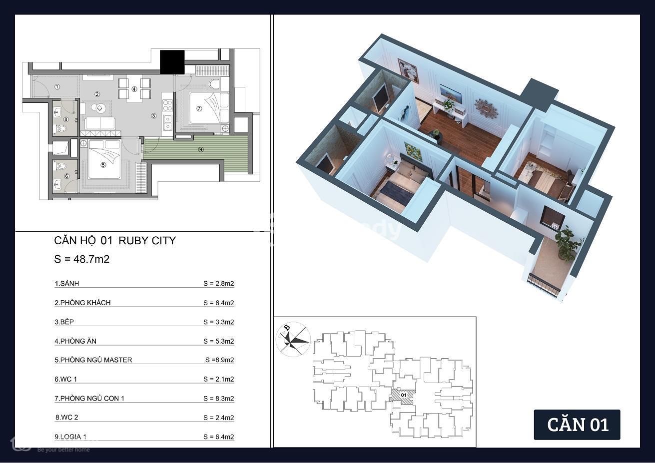 Ruby City CT3 Phúc Lợi