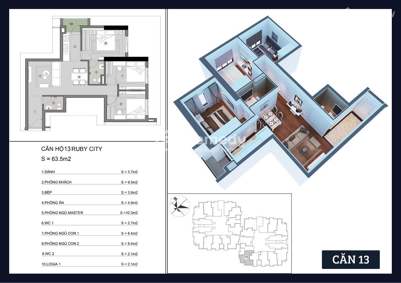 Ruby City CT3 Phúc Lợi