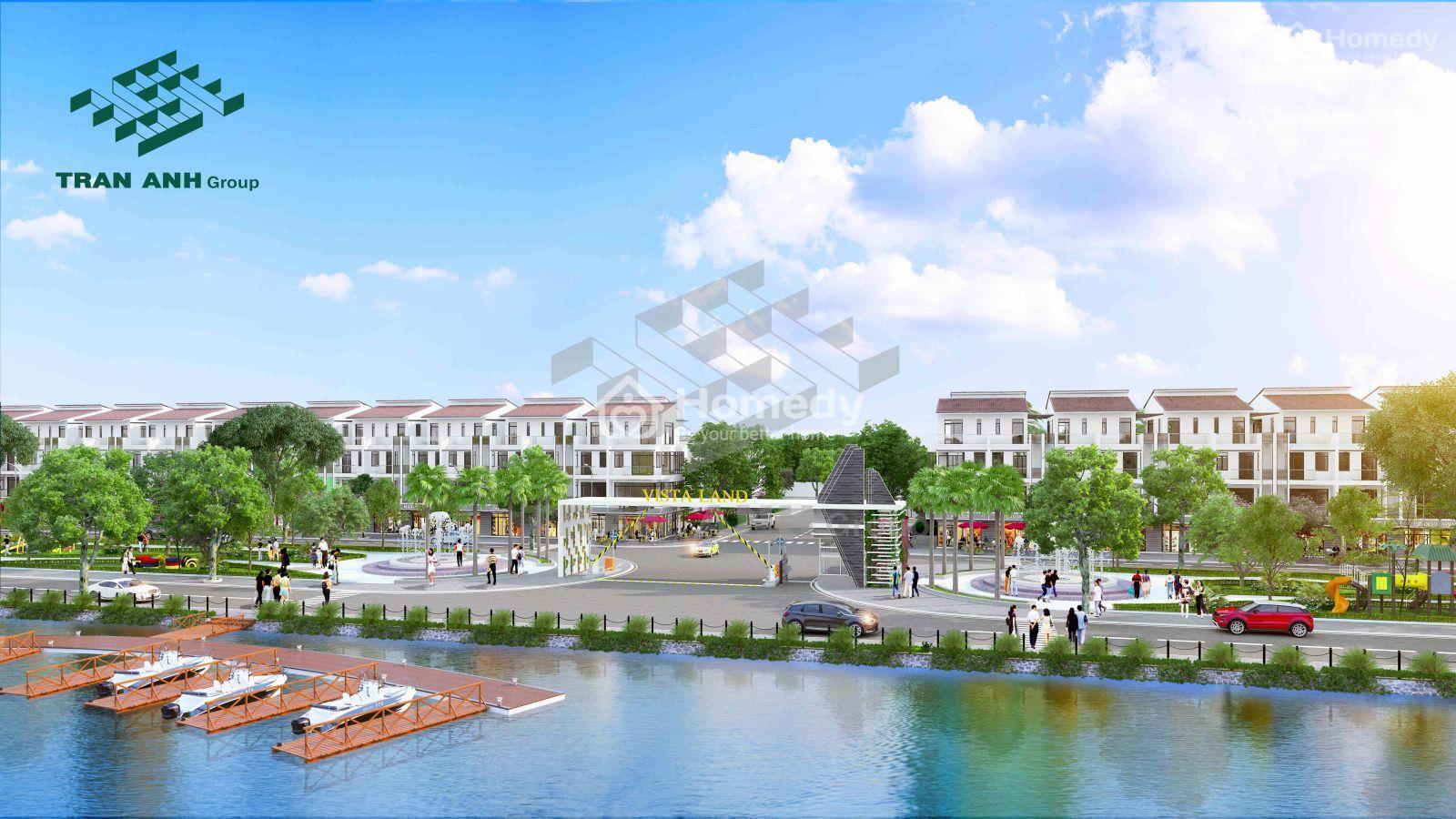 Phối cảnh khu đô thị Vista Land