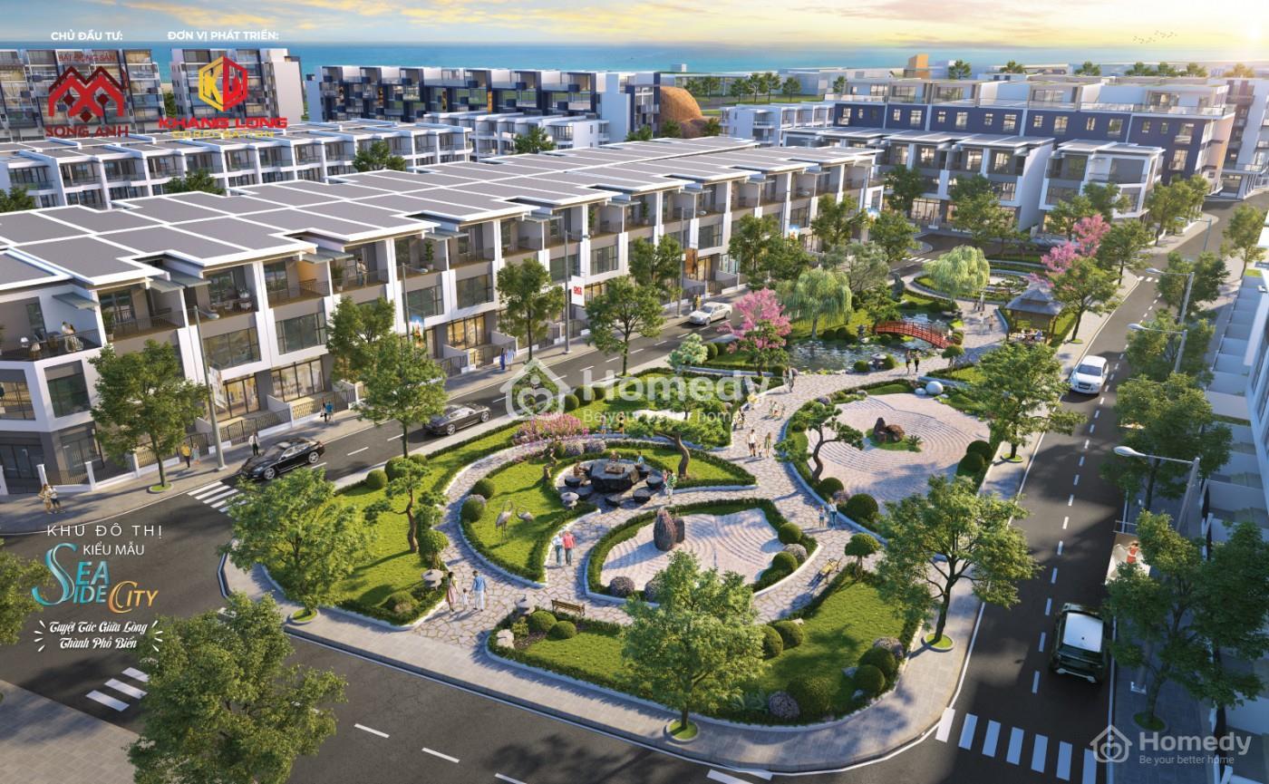 Phối cảnh dự án Seaside City (Khu dân cư Thái Bình - Minh Châu)