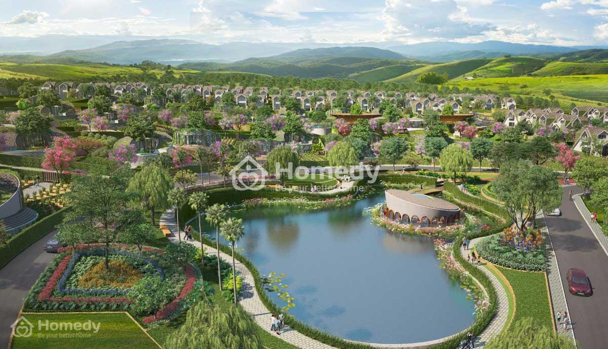 Hồ bơi tại Làng sinh thái La Nature