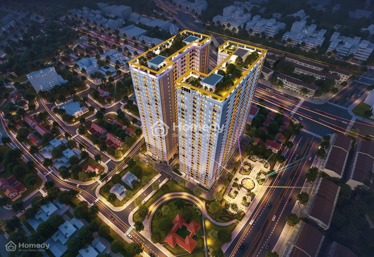 Phối cảnh dự án Bcons Plaza Bình Dương