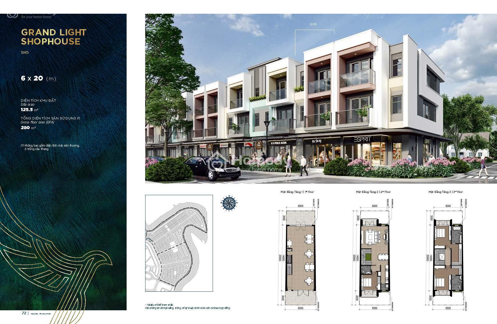 Thiết kế tiêu biểu tại phân khu Phoenix South