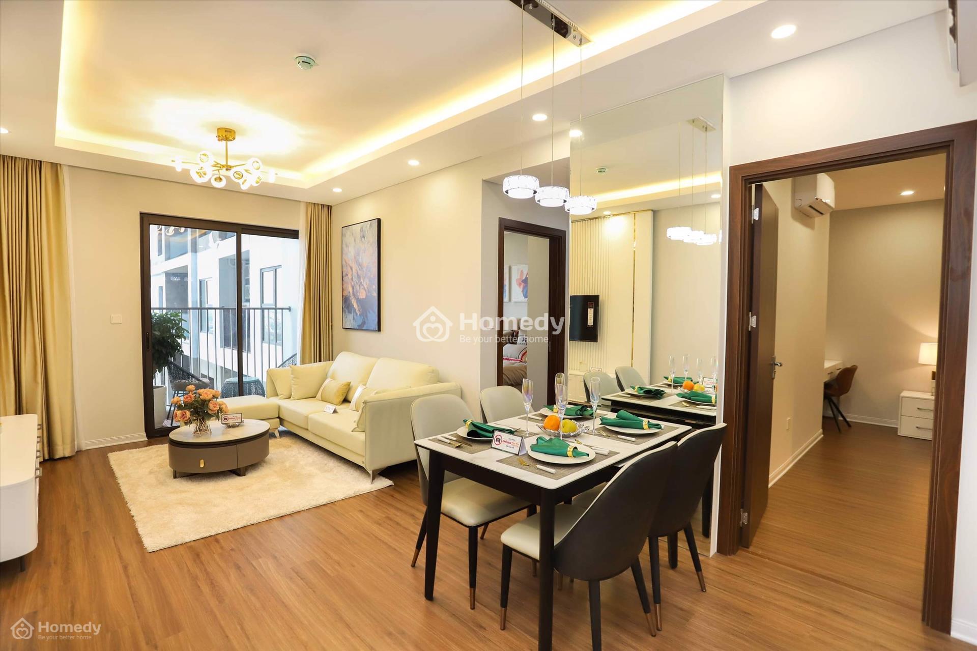 Hình ảnh căn hộ mẫu 2 phòng ngủ dự án Bình Minh Garden Long Biên