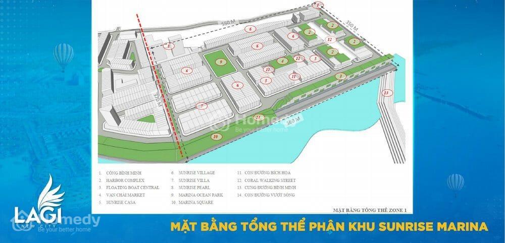 Mặt bằng Lagi New City Bình Thuận