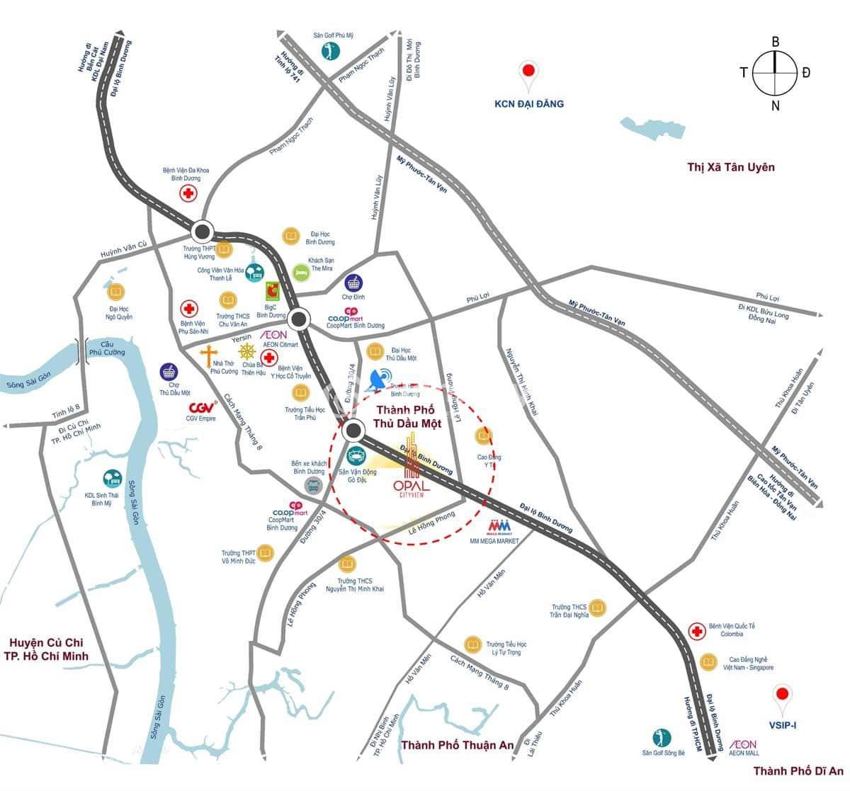 Dự án Opal CityView Bình Dương