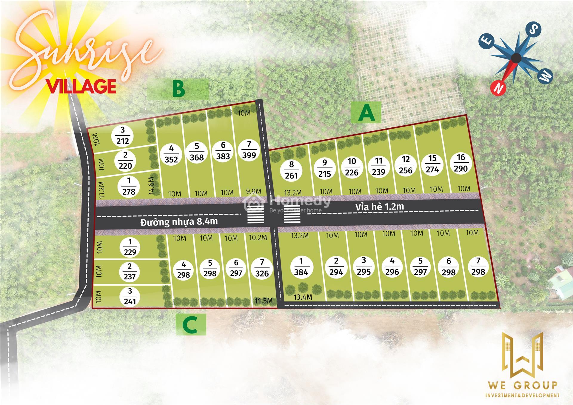 Mặt bằng dự án Sunrise Village