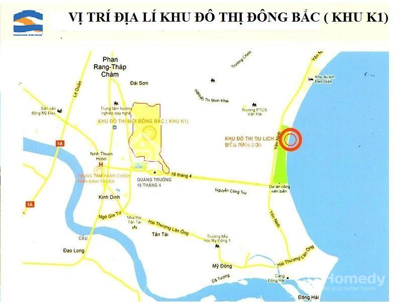 Vị trí dự án khu đô thị mới Đông Bắc