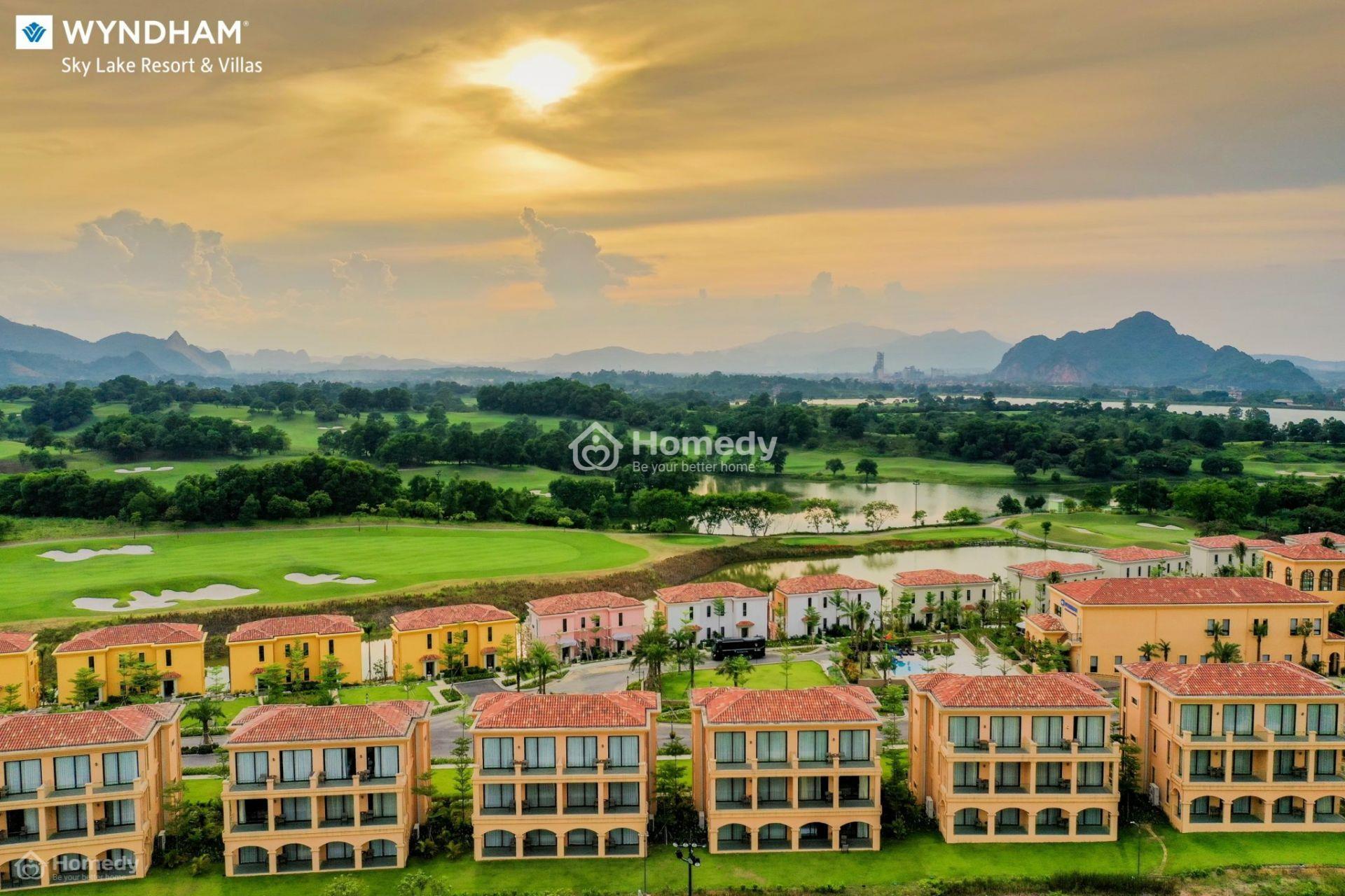 Hình ảnh thực tế dự án Wyndham Sky Lake Resort & Villas