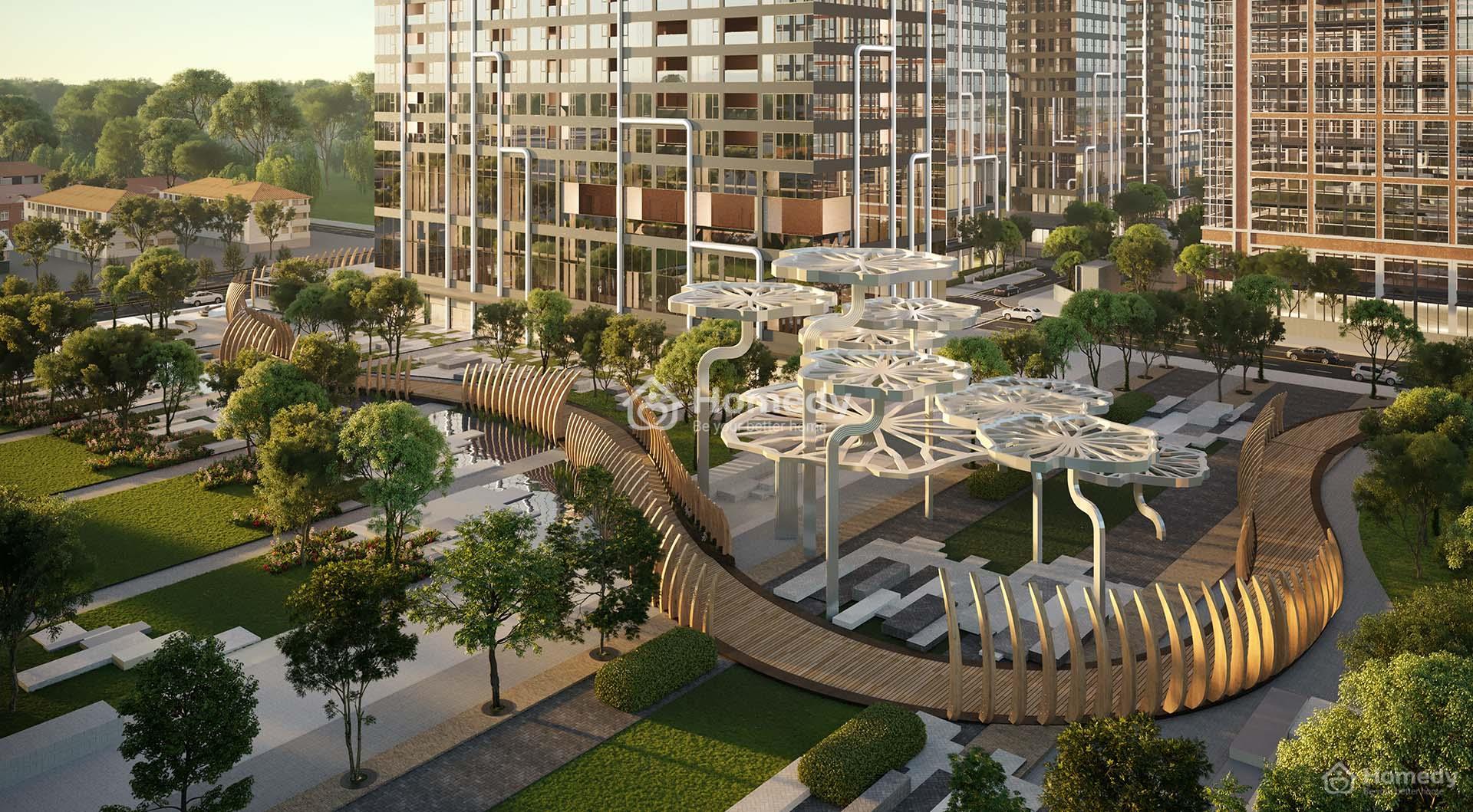 Đường dạo bộ dự án Grand Marina Saigon
