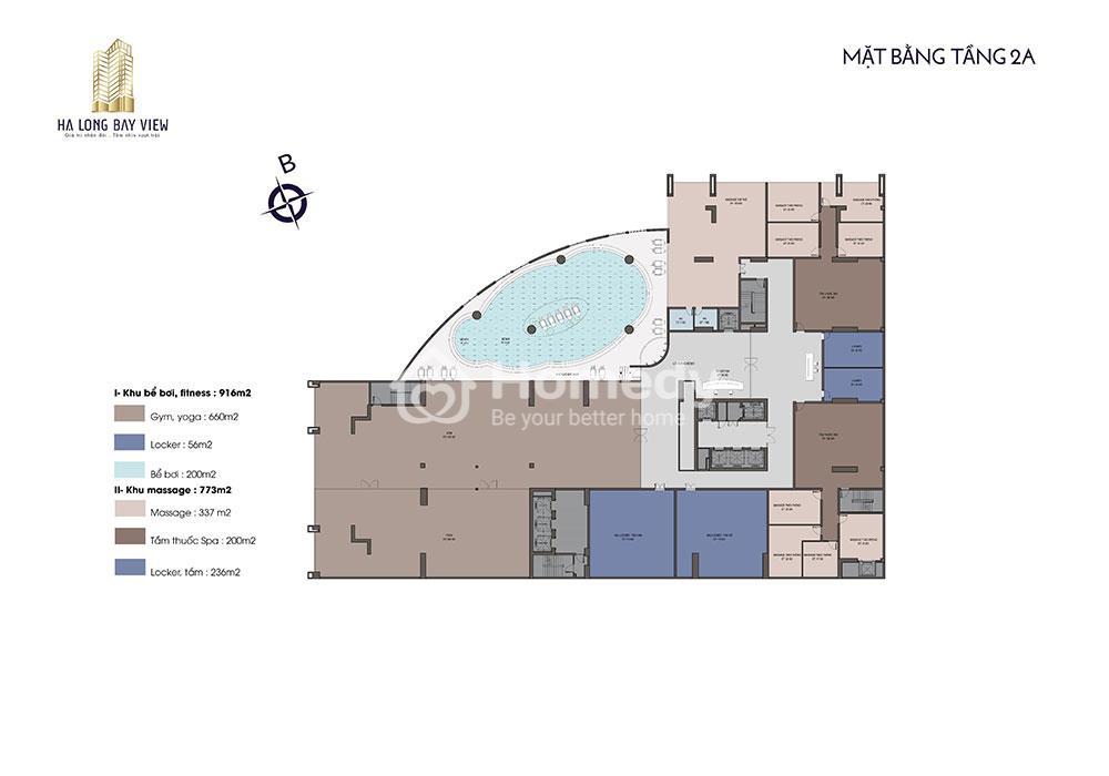 Mặt bằng tầng 2A Ramaha by Wyndham Hạ Long Bay View