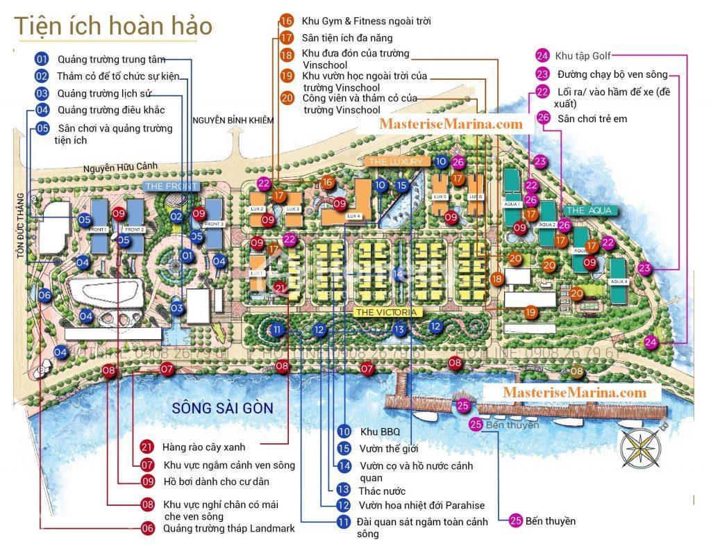 Tiện ích hoàn hảo dự án Grand Marina Saigon