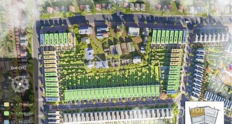 Mặt bằng phân khu A - Panamera Bảo Lộc