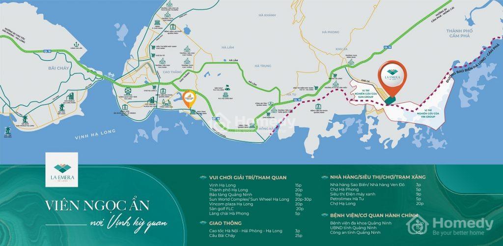 Vị trí Dự án La Emera Hạ Long