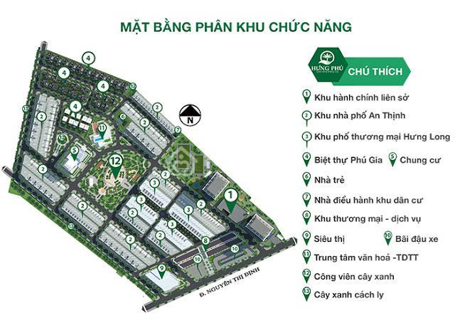 Mặt bằng phân khu Dự án Hưng Phú New Tower (Fancy Tower Bến Tre)