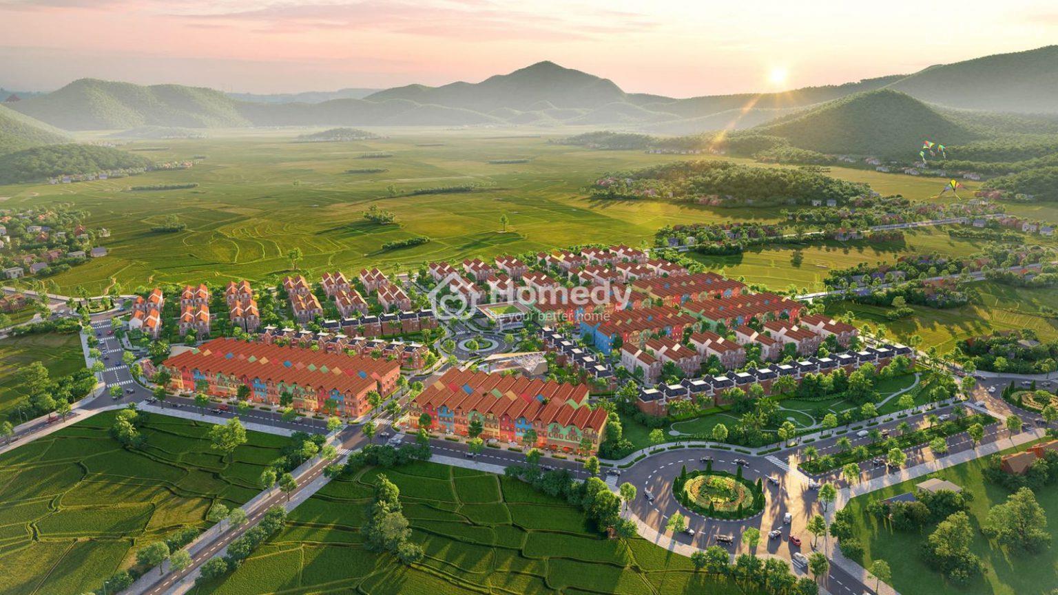Phối cảnh dự án Khu đô thị Đà Bắc (La Viena Valley)