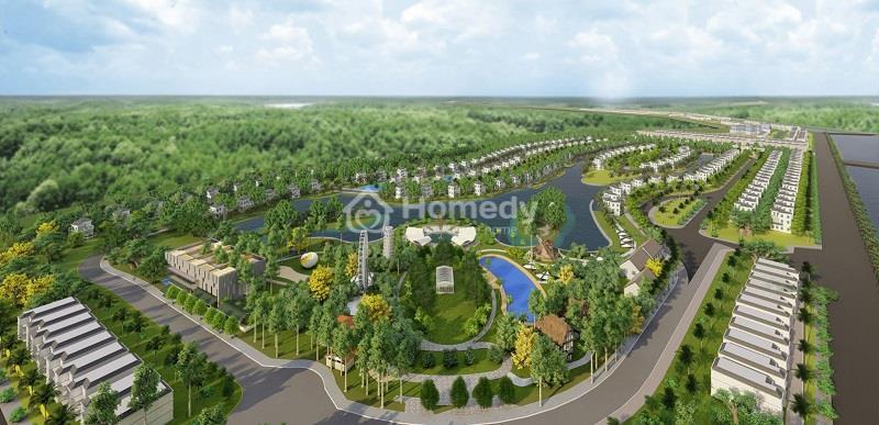 Phối cảnh dự án Khu sinh thái Cẩm Đình Phúc Thọ