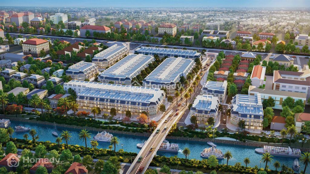 Phối cảnh Hòa Bình Riverside (KDC Ven sông Hòa Bình)
