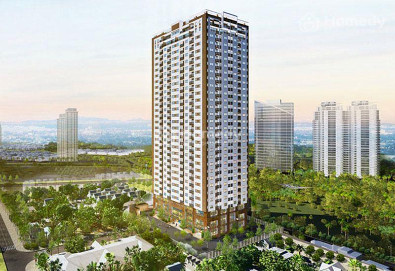 Phối cảnh chung cư C14 Bộ Quốc Phòng