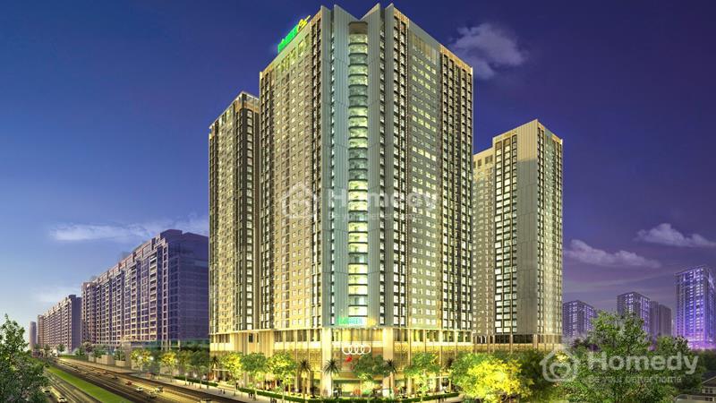 Phối cảnh chung cư C14 Bộ Quốc Phòng