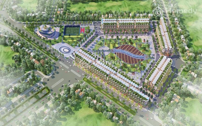 Phối cảnh khu đô thị An Nông 5 (Rose Mall)