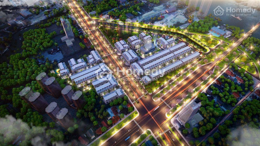 Phối cảnh khu đô thị An Nông 5 (Rose Mall)