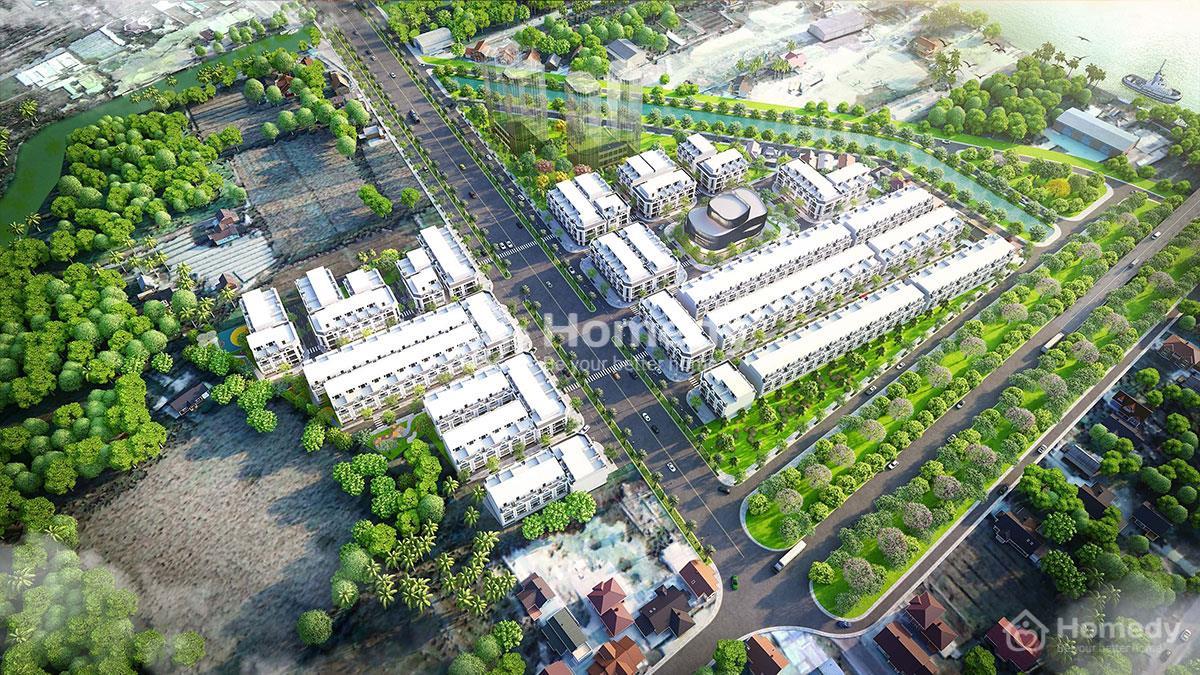 Phối cảnh khu đô thị An Nông 5 (Rose Mall)