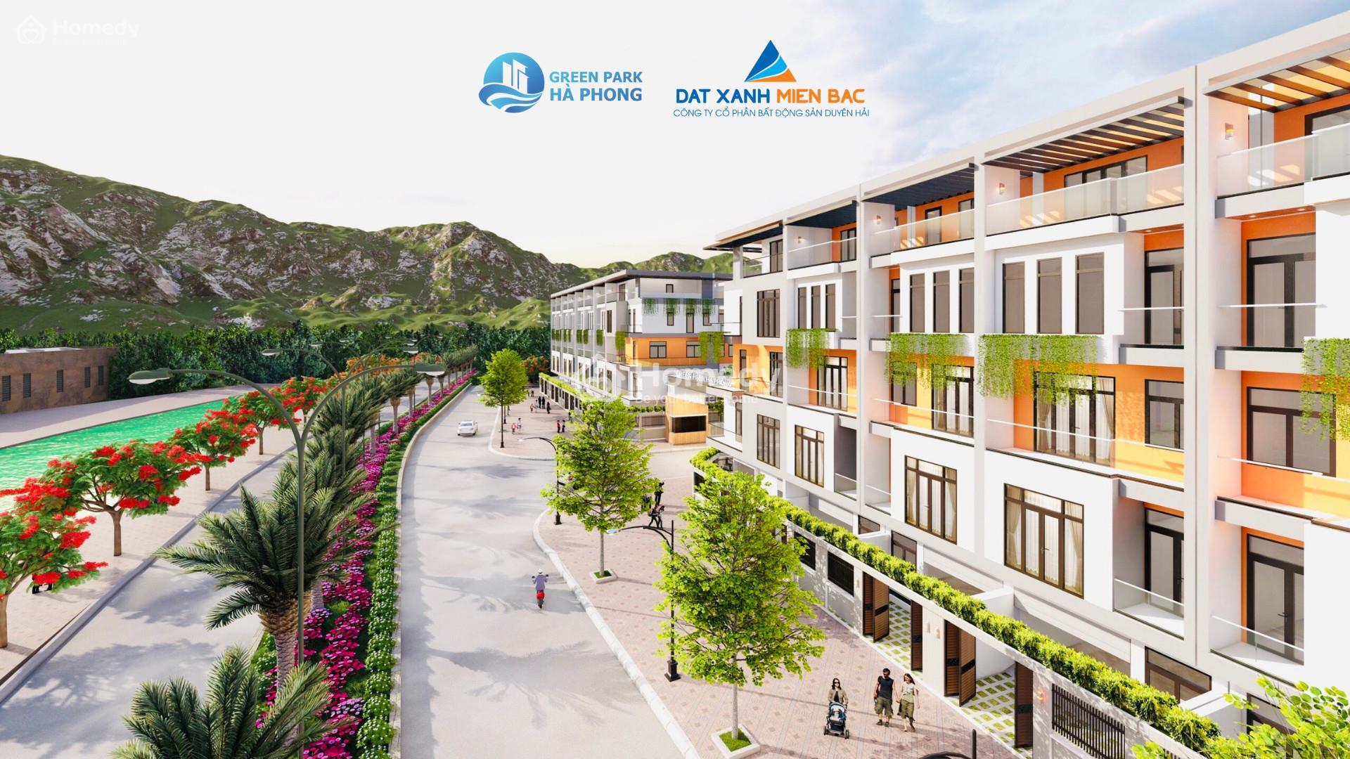 Phối cảnh dự án Green Park Hà Phong