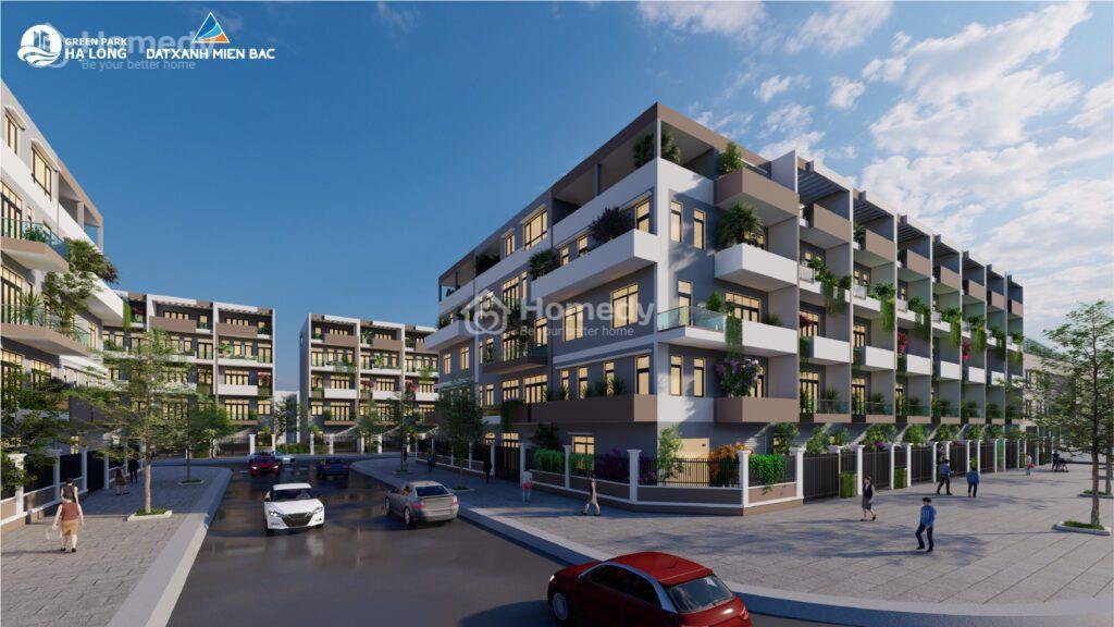 Phối cảnh dự án Green Park Hà Phong