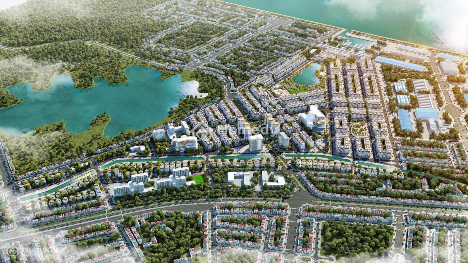 Phối cảnh dự án HP Naia City Móng Cái